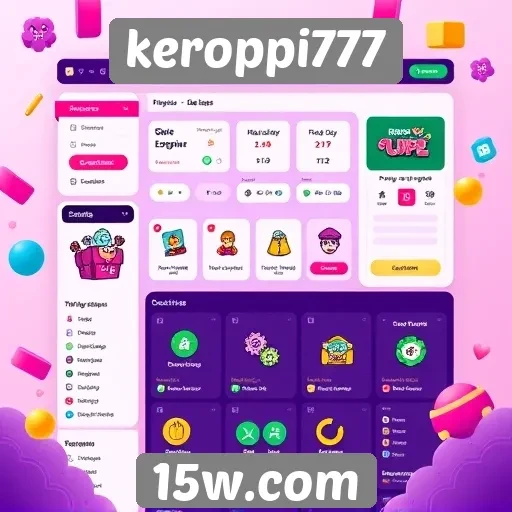 interface do keroppi777 facilita navegação para novos usuários