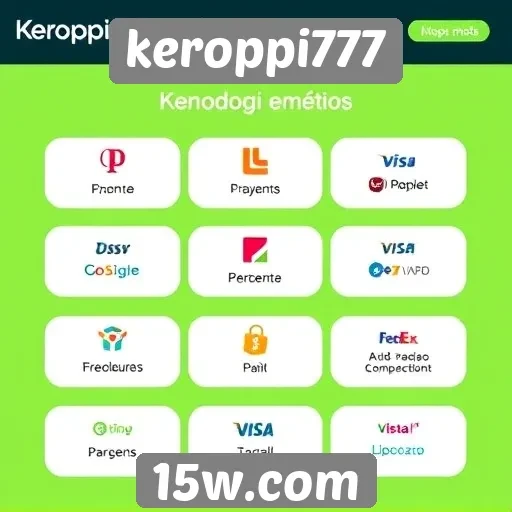 Métodos de pagamento aceitos no keroppi777
